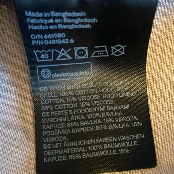 H&M CAMO JACKET HOODIE - Picture 11 of 12